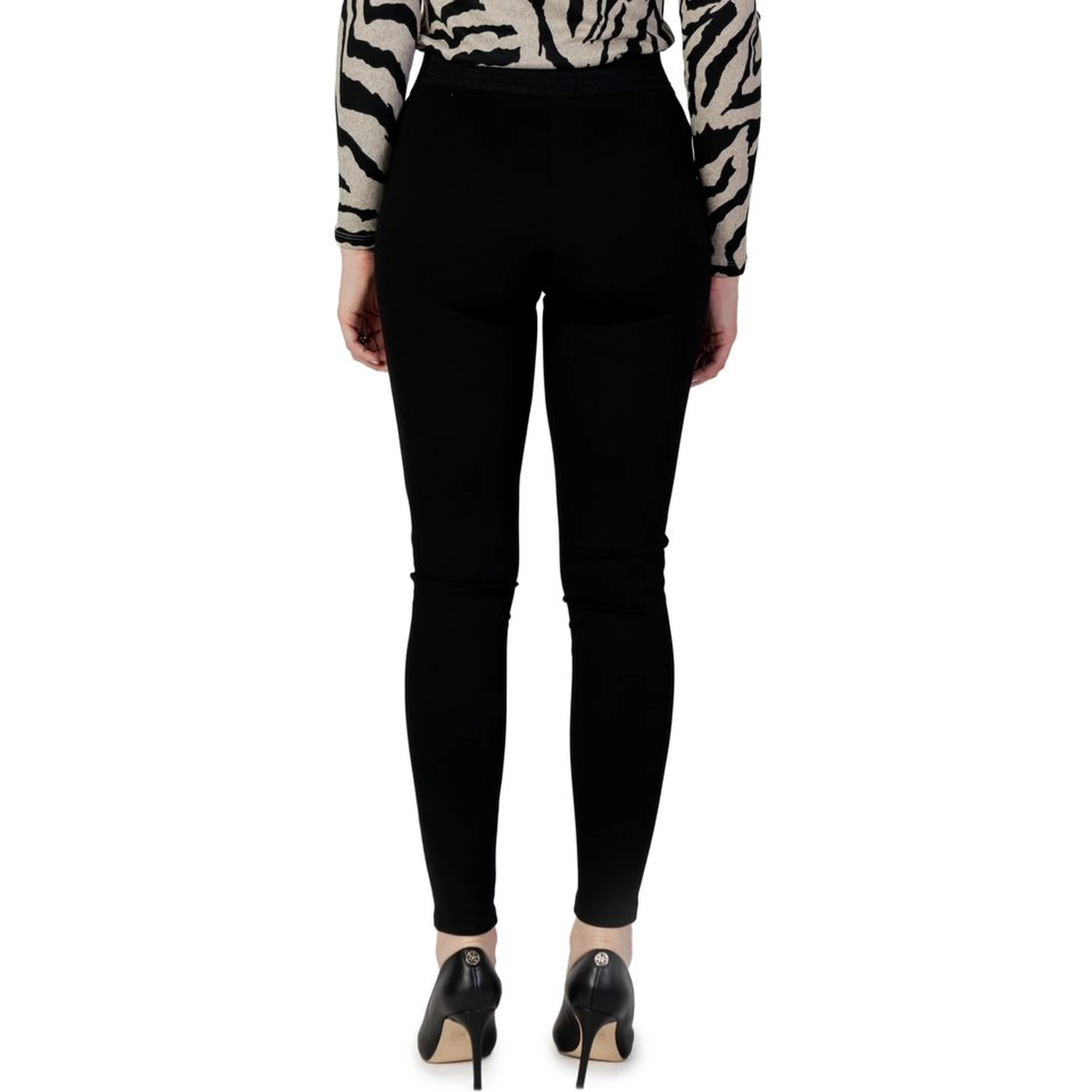 Black Viscose Leggings