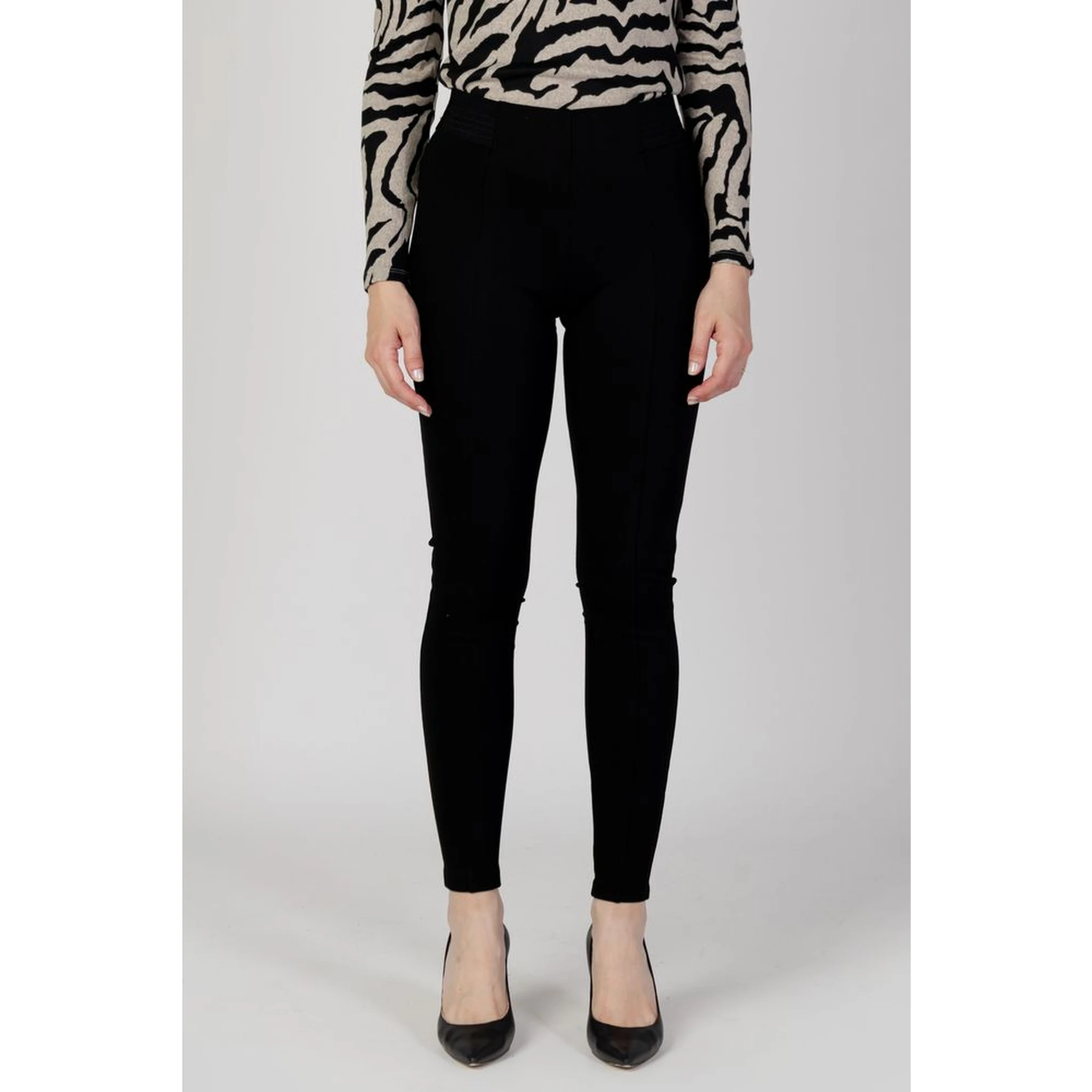 Black Viscose Leggings