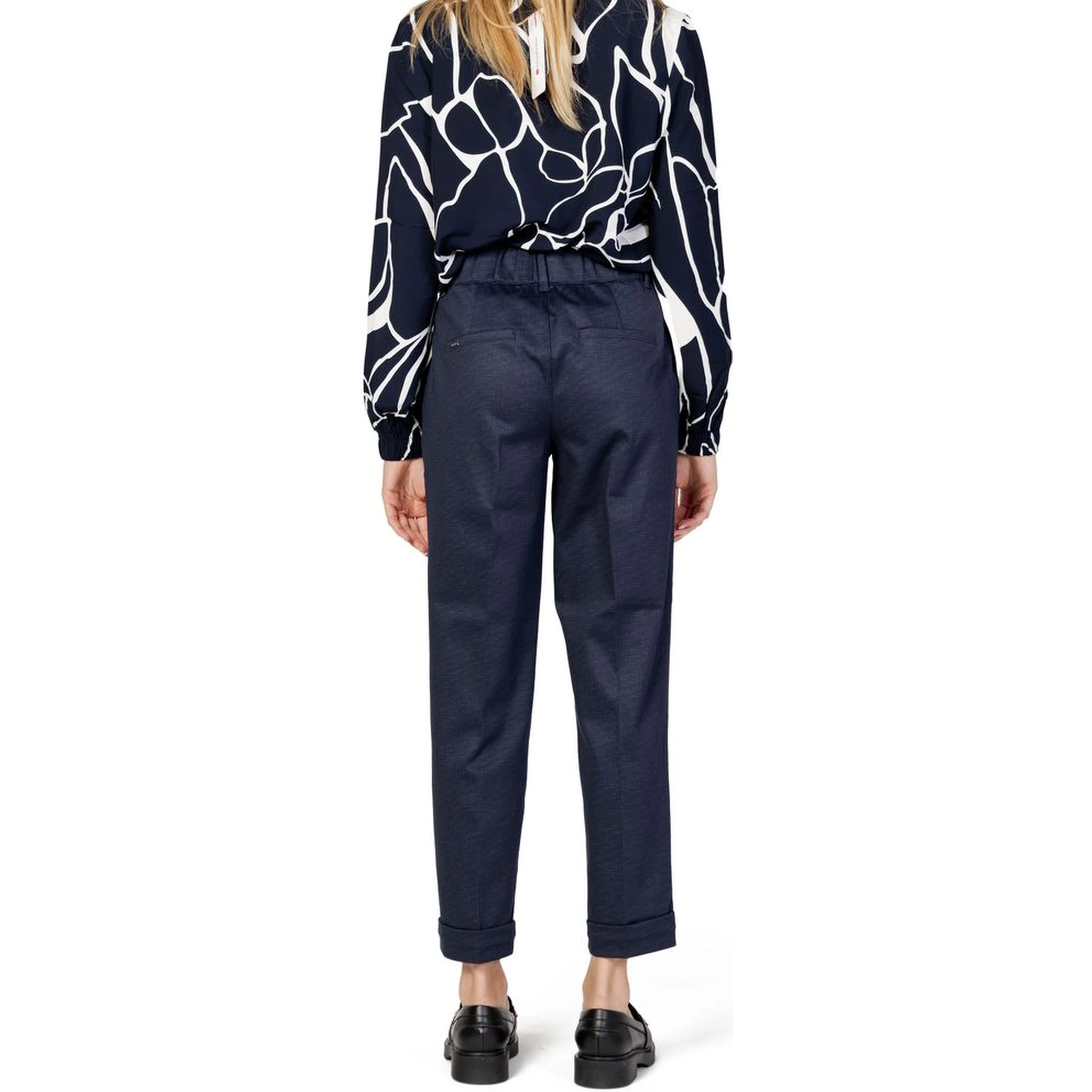 Blue Viscose Pant