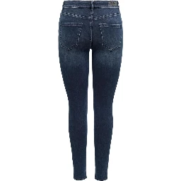 Blue Cotton Skinny Jeans