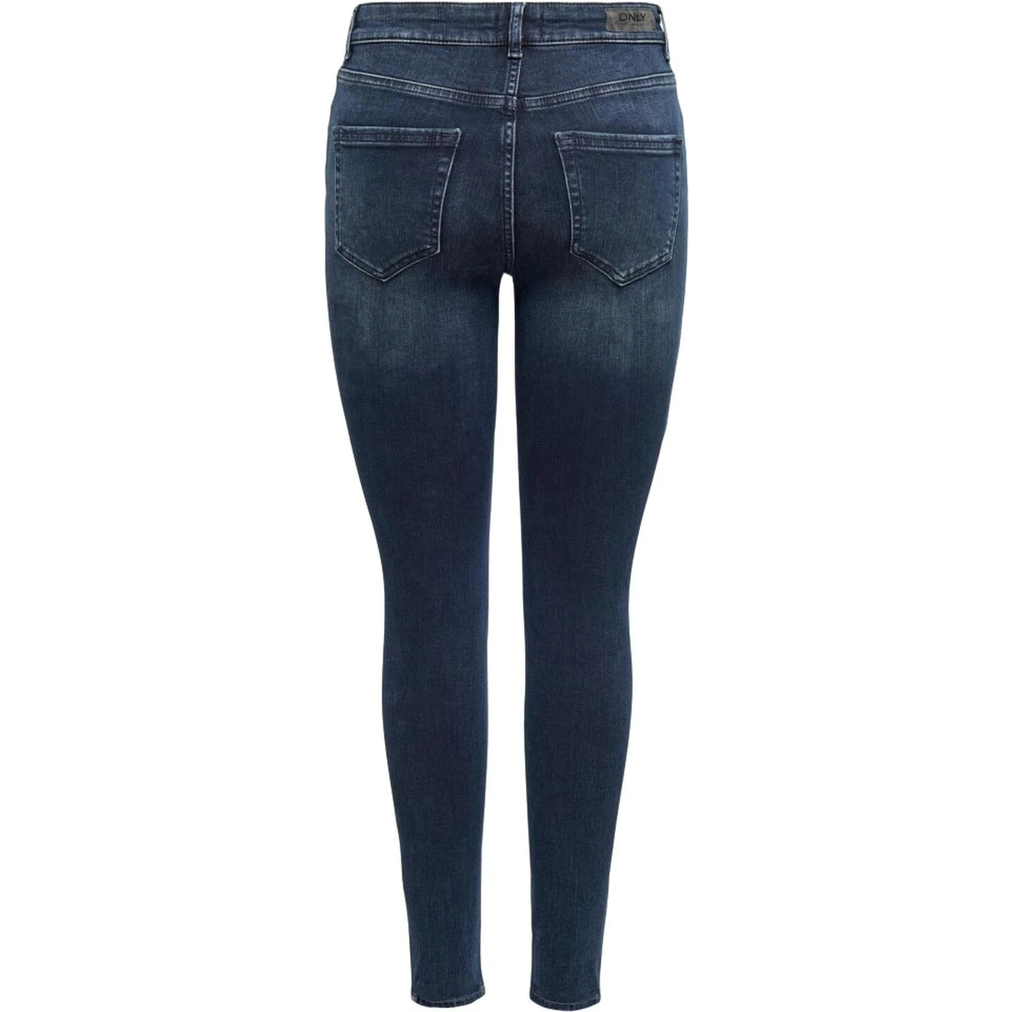Blue Cotton Skinny Jeans