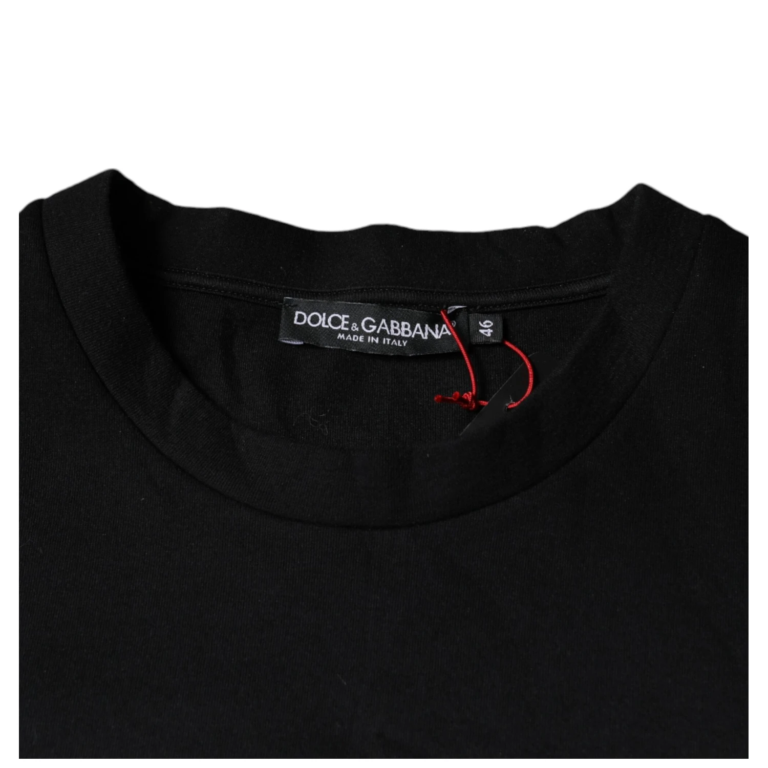Black Leopard Cotton Short Sleeves T-shirt