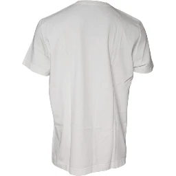 White Bandana Print Cotton Short Sleeves T-shirt