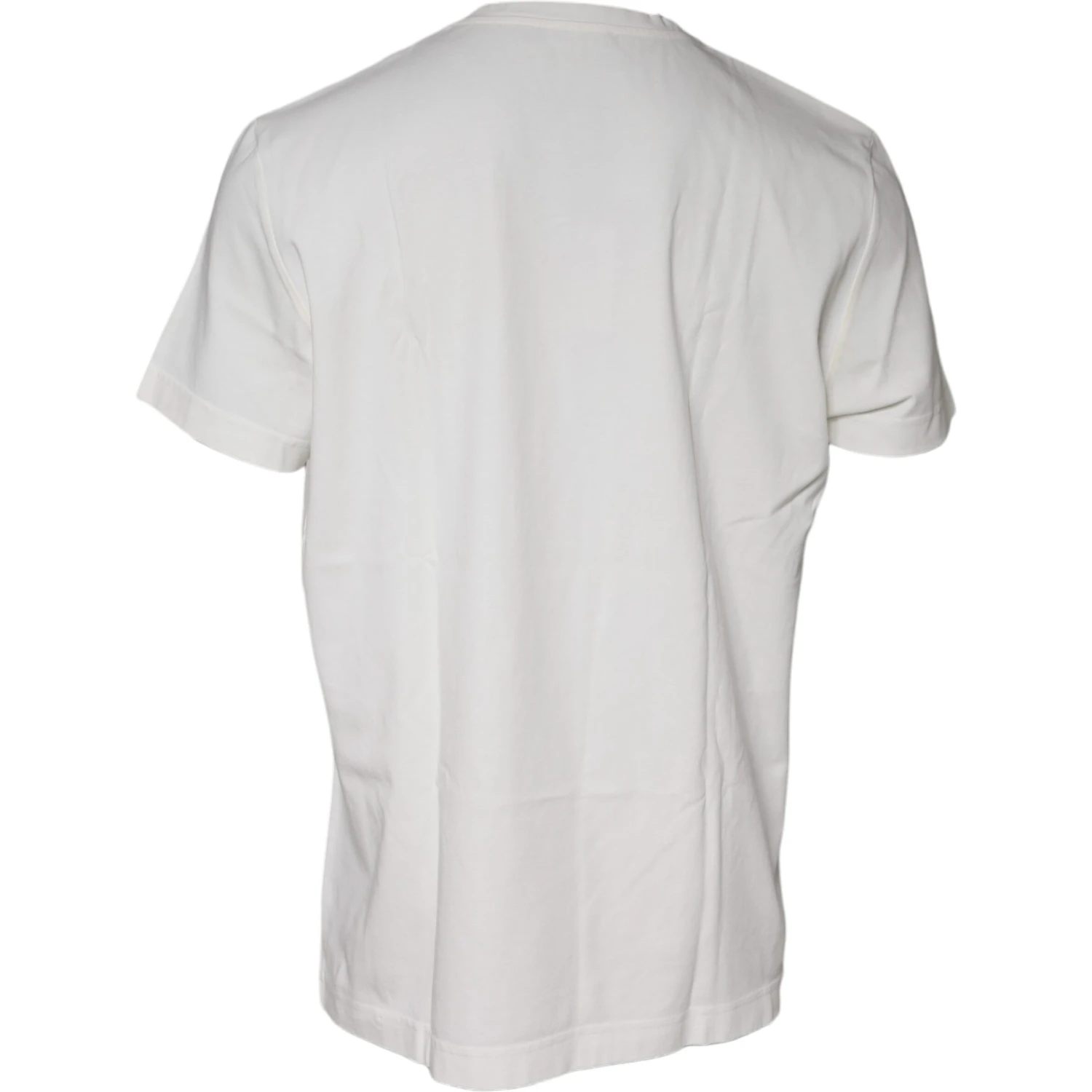 White Bandana Print Cotton Short Sleeves T-shirt