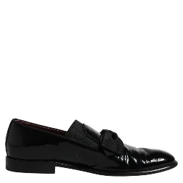 Black Leather Loafers Men Formal Dress Shoes