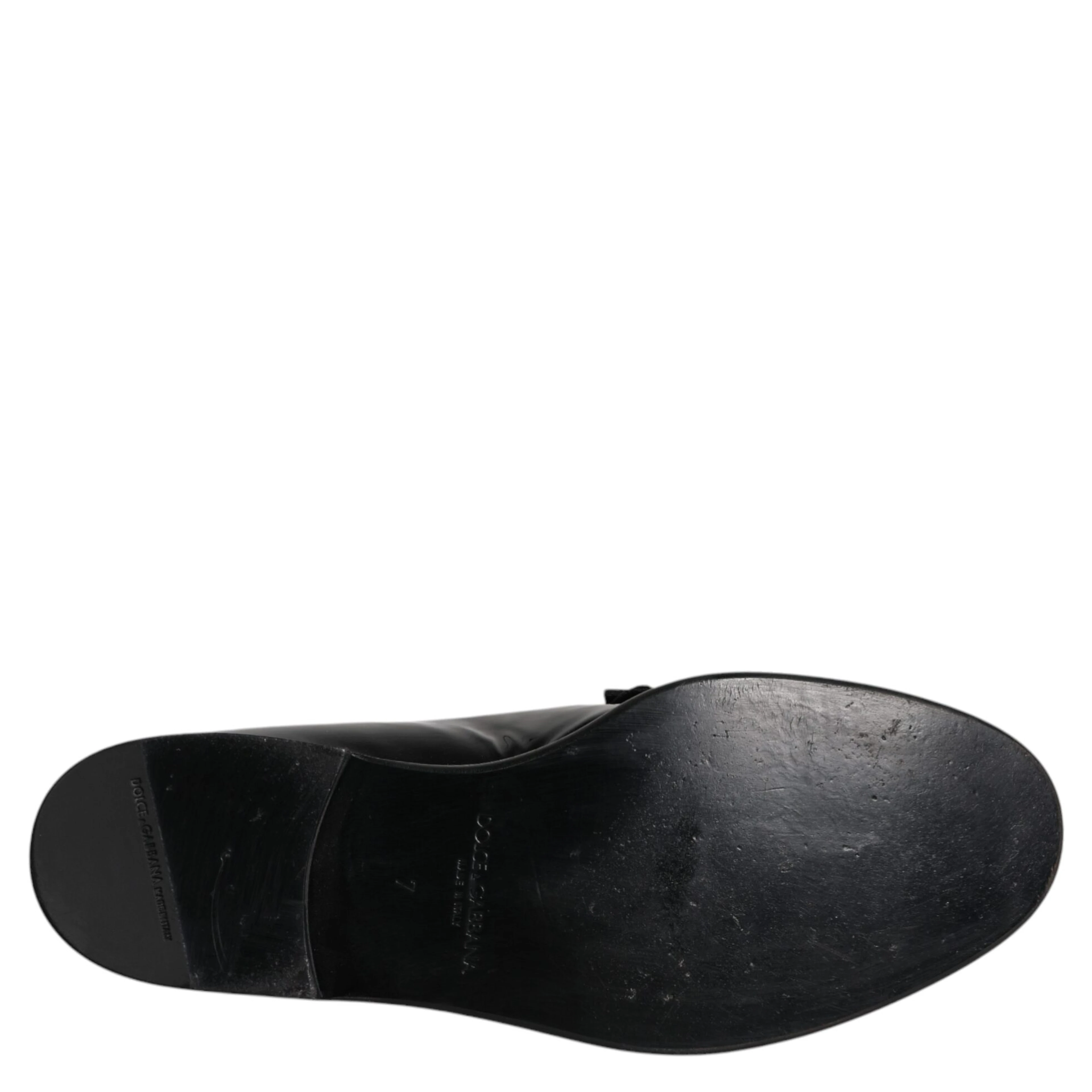 Black Leather Loafers Men Formal Dress Shoes