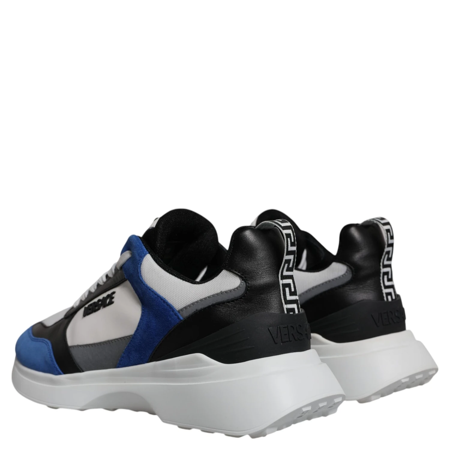 Multicolor Canvas Quad Fabric Medusa Low Top Sneakers Shoes