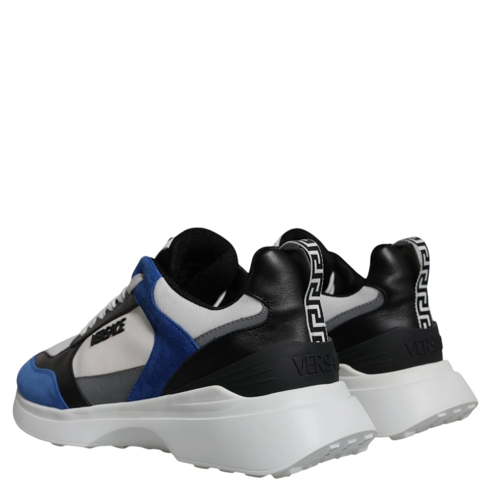 Multicolor Canvas Quad Fabric Medusa Low Top Sneakers Shoes