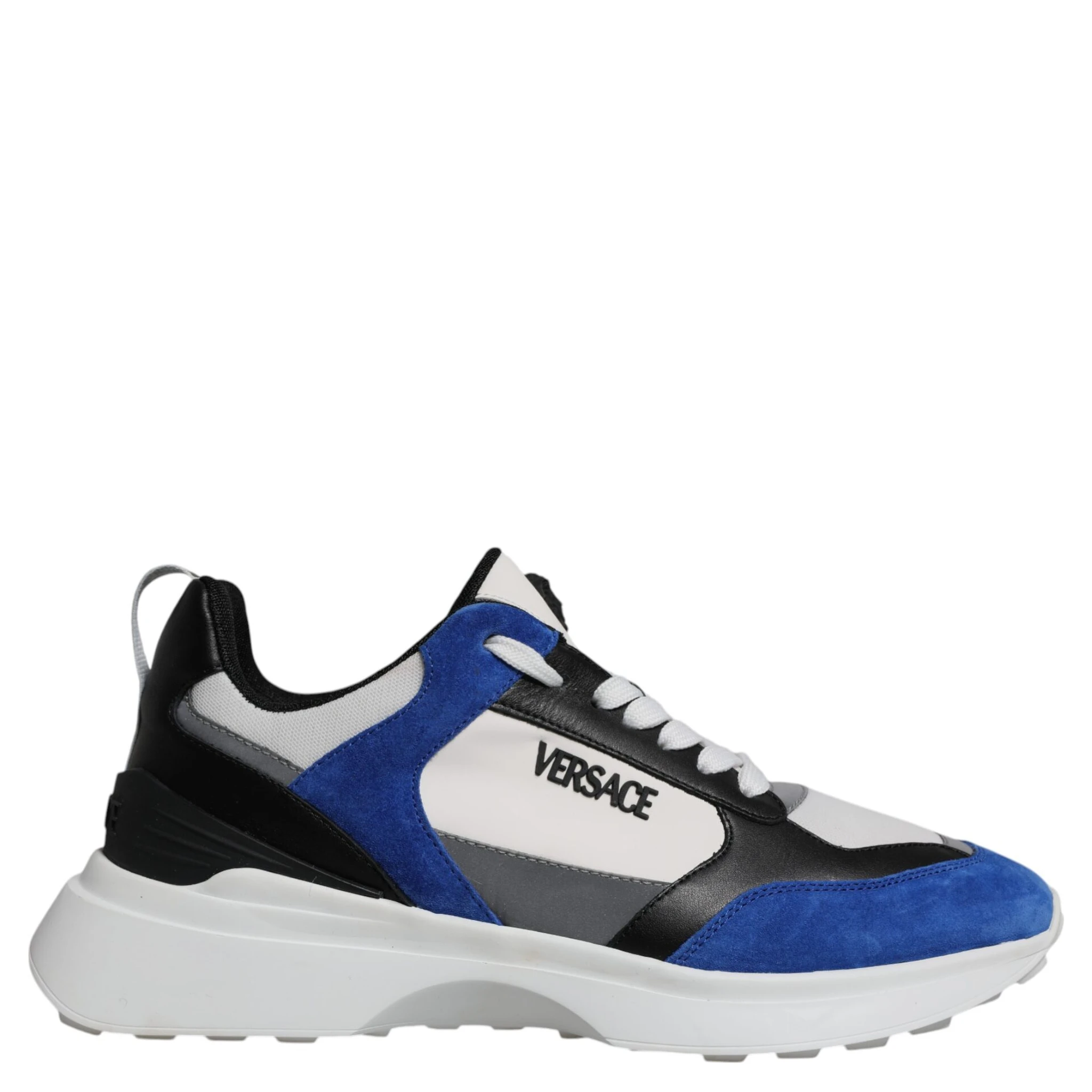 Multicolor Canvas Quad Fabric Medusa Low Top Sneakers Shoes