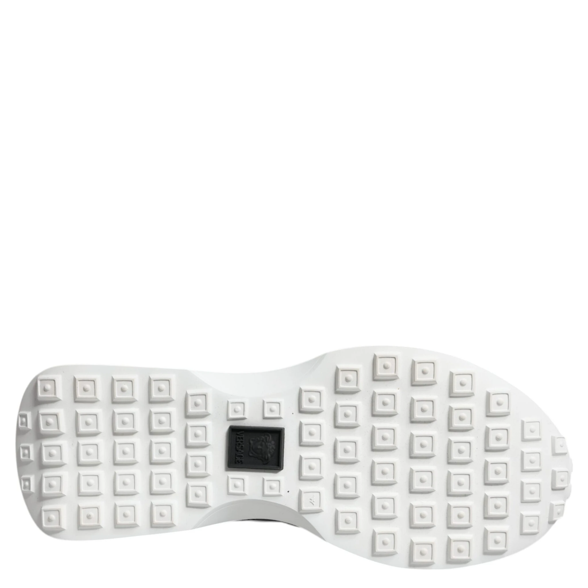 Black Canvas Quad Fabric Medusa Low Top Sneaker Shoes