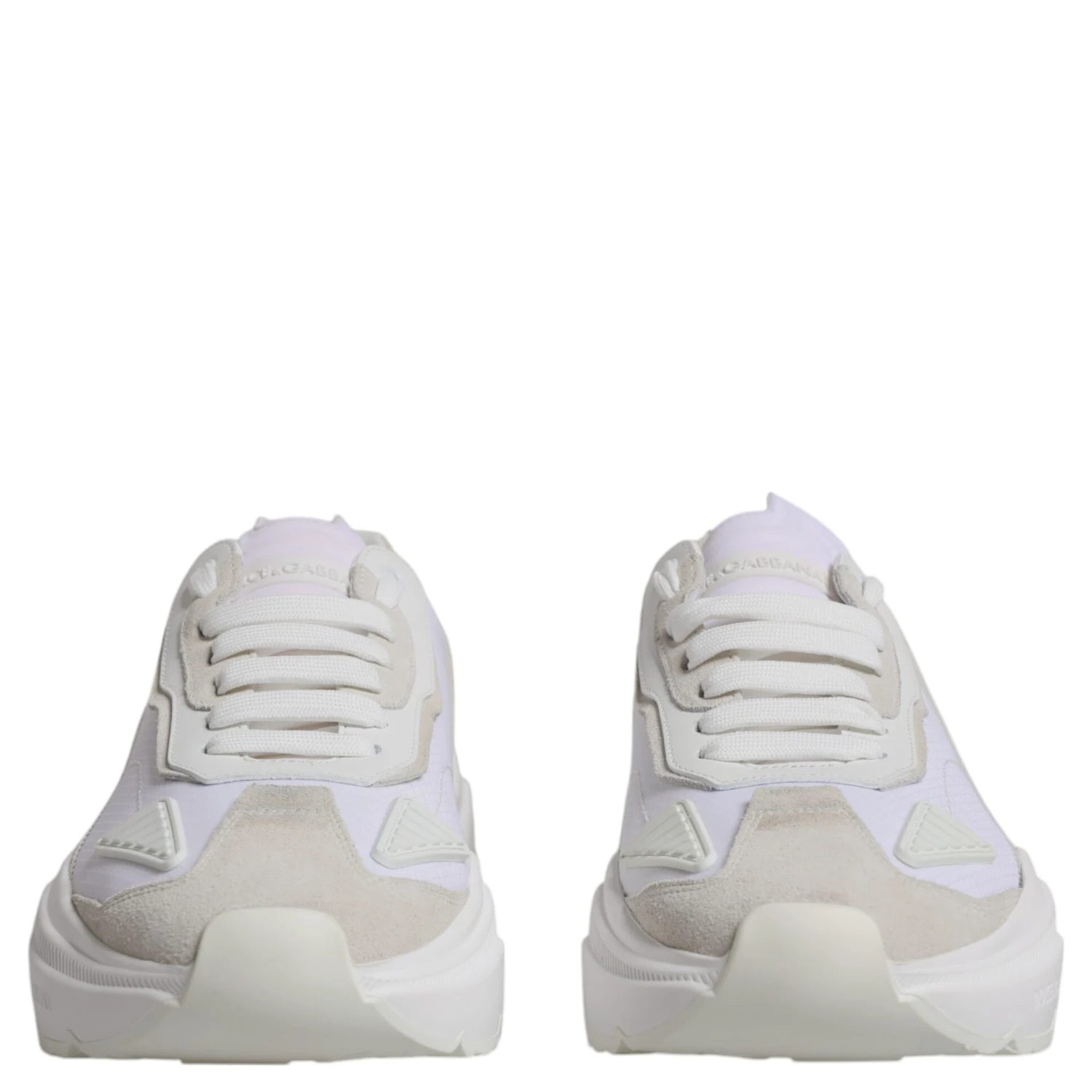 White Leather Daymaster Low Top Sneakers Shoes