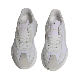 White Leather Daymaster Low Top Sneakers Shoes