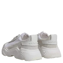 White Leather Daymaster Low Top Sneakers Shoes