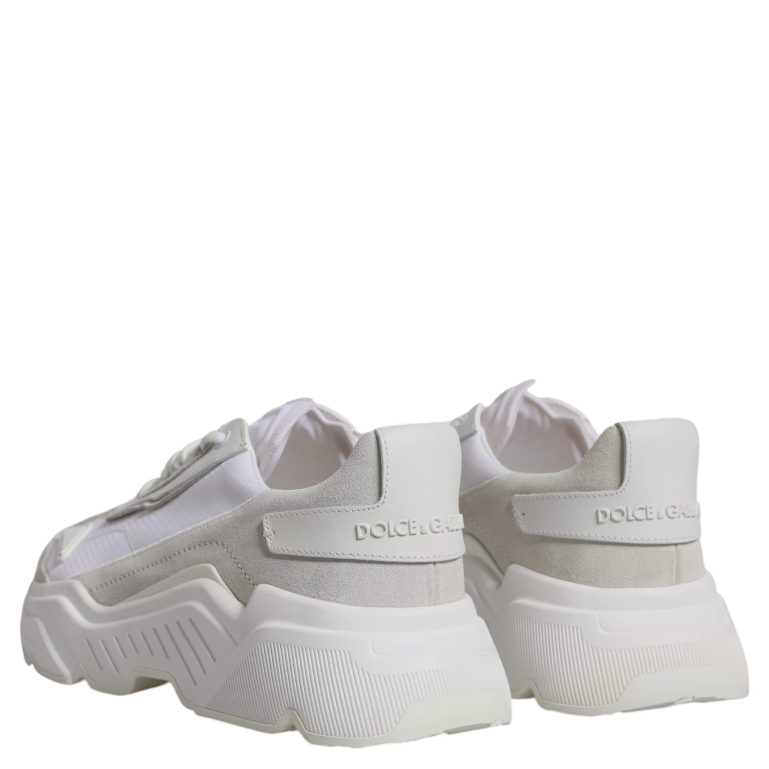 White Leather Daymaster Low Top Sneakers Shoes