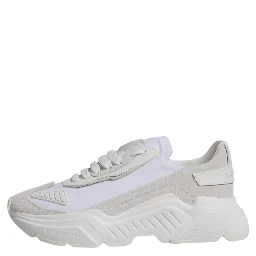 White Leather Daymaster Low Top Sneakers Shoes