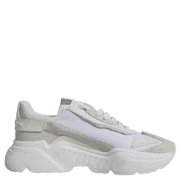 White Leather Daymaster Low Top Sneakers Shoes