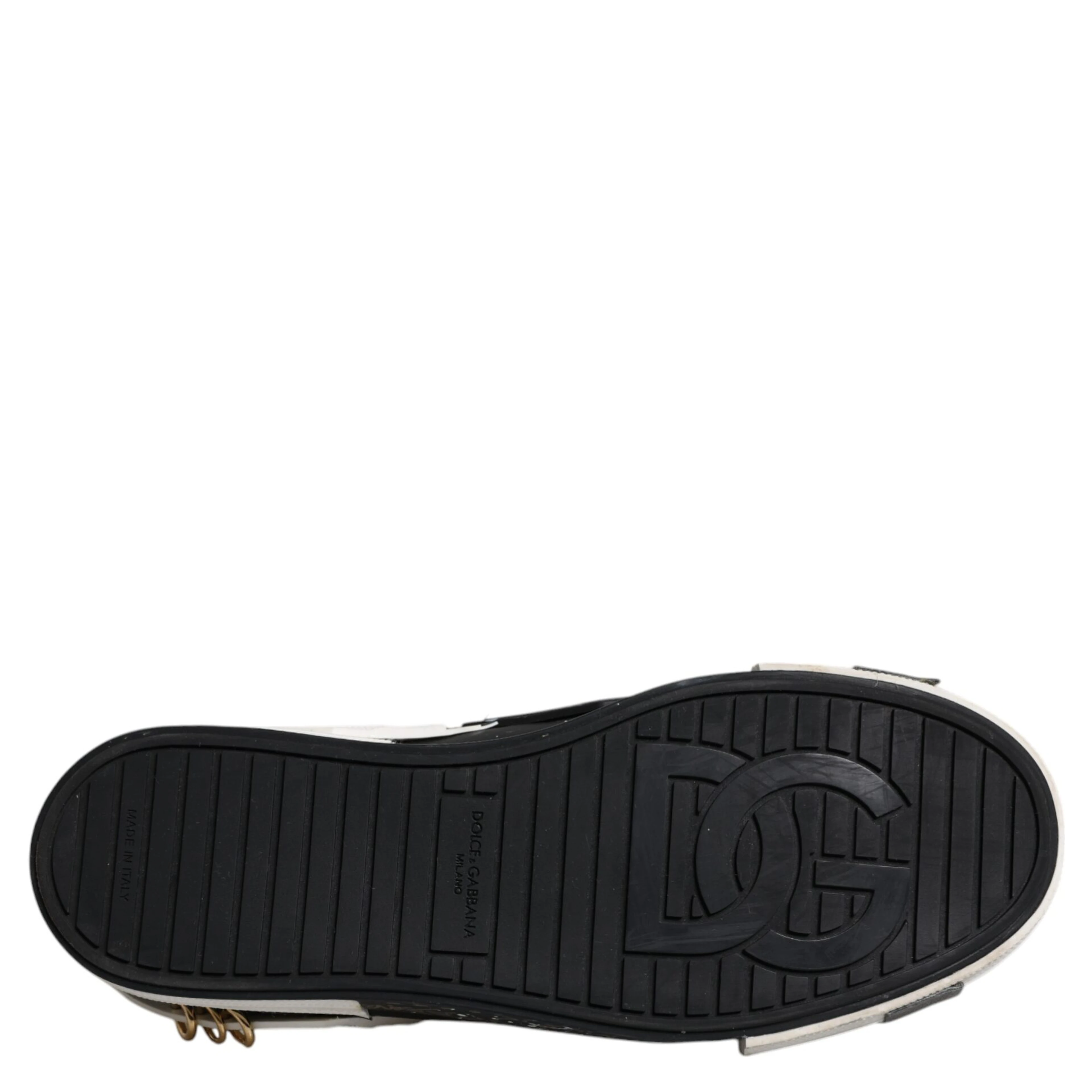 Black White Portofino Low Top Sneakers Shoes
