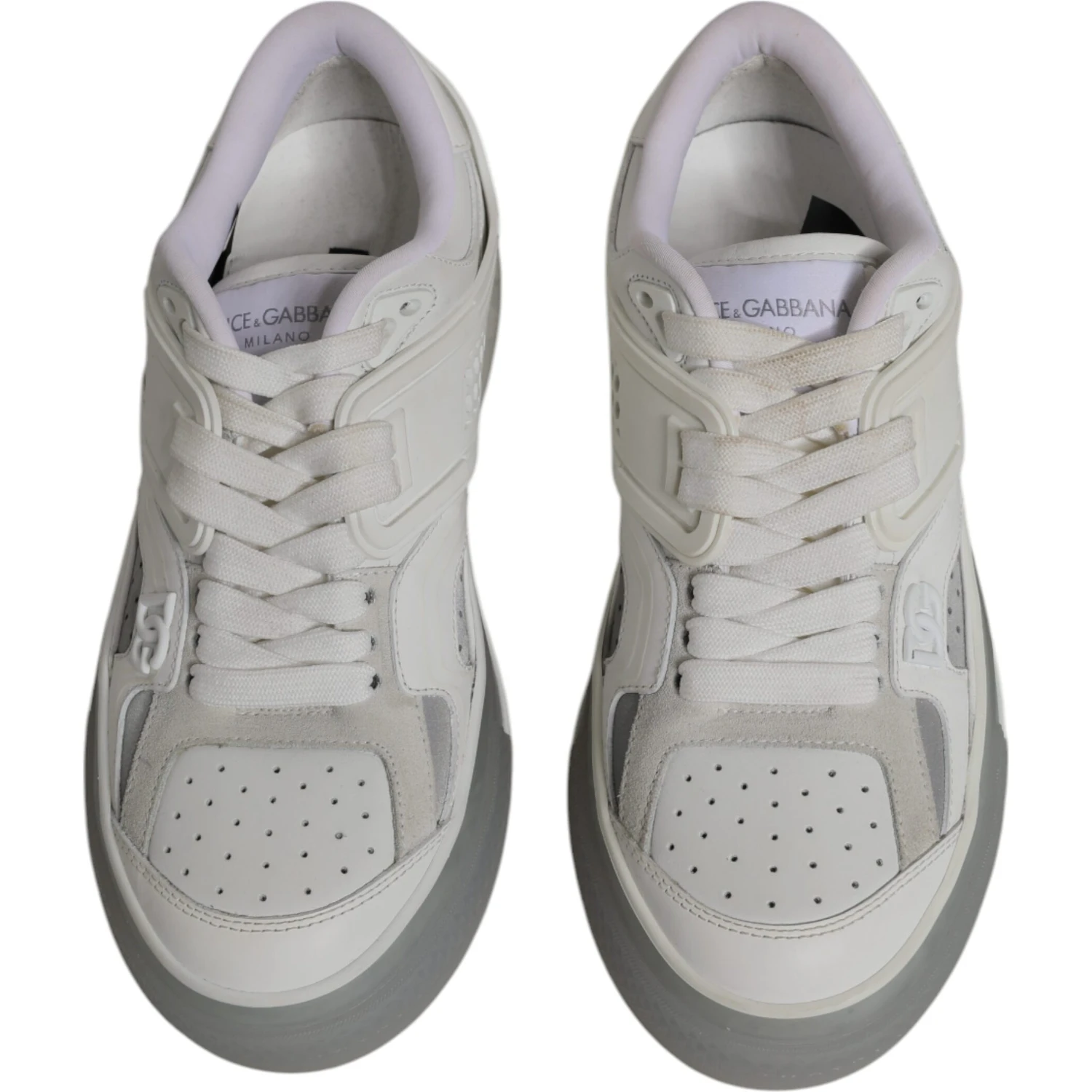 White DG Logo CUSTOM 2.Zero Sneakers Shoes