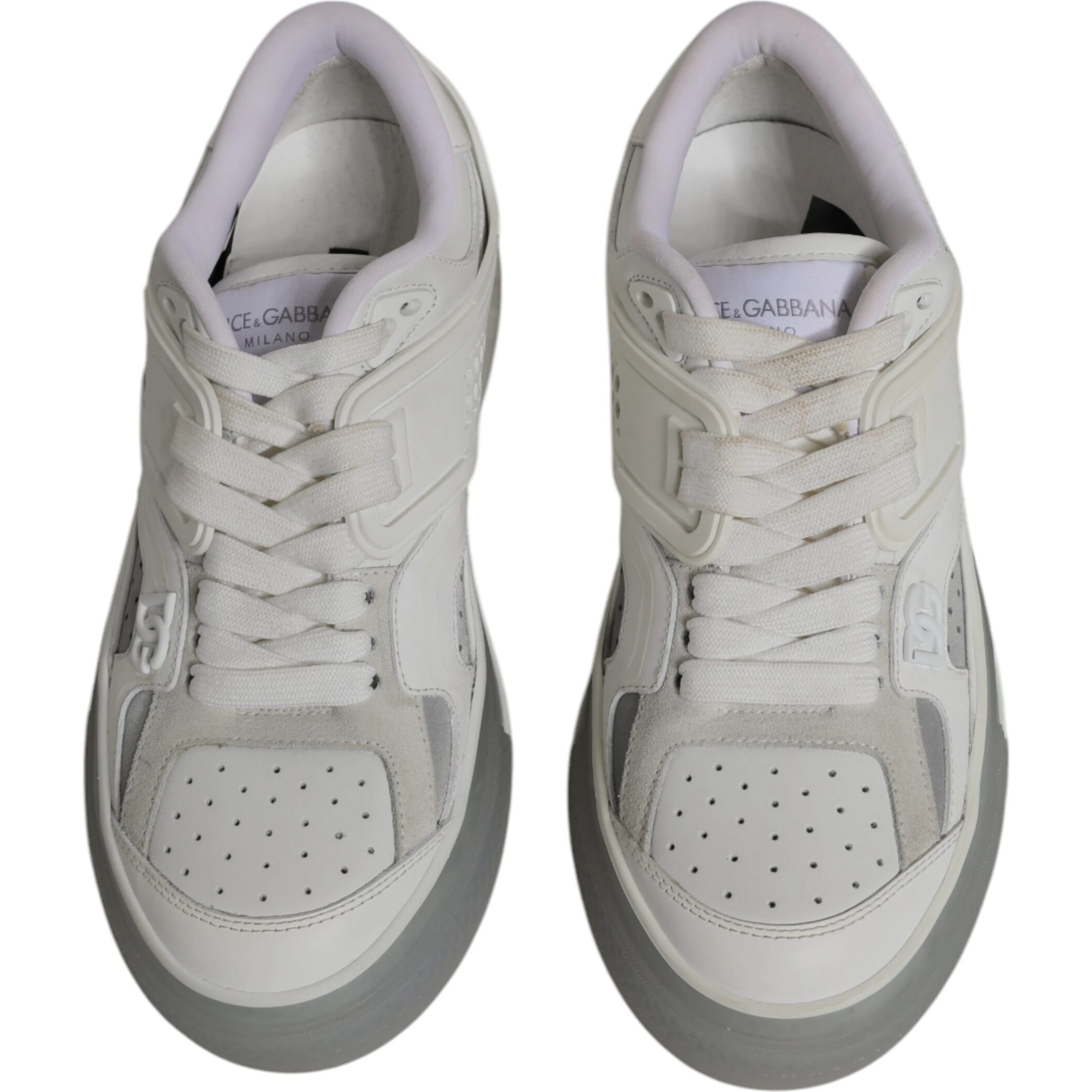 White DG Logo CUSTOM 2.Zero Sneakers Shoes