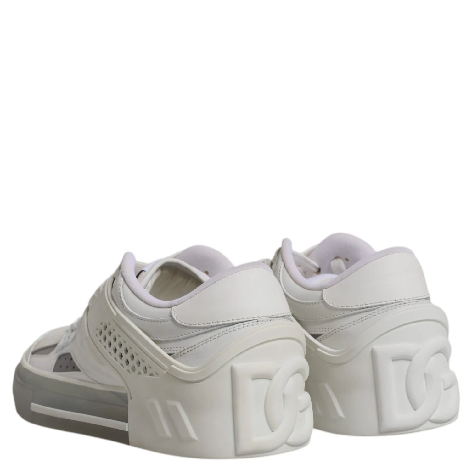 White DG Logo CUSTOM 2.Zero Sneakers Shoes