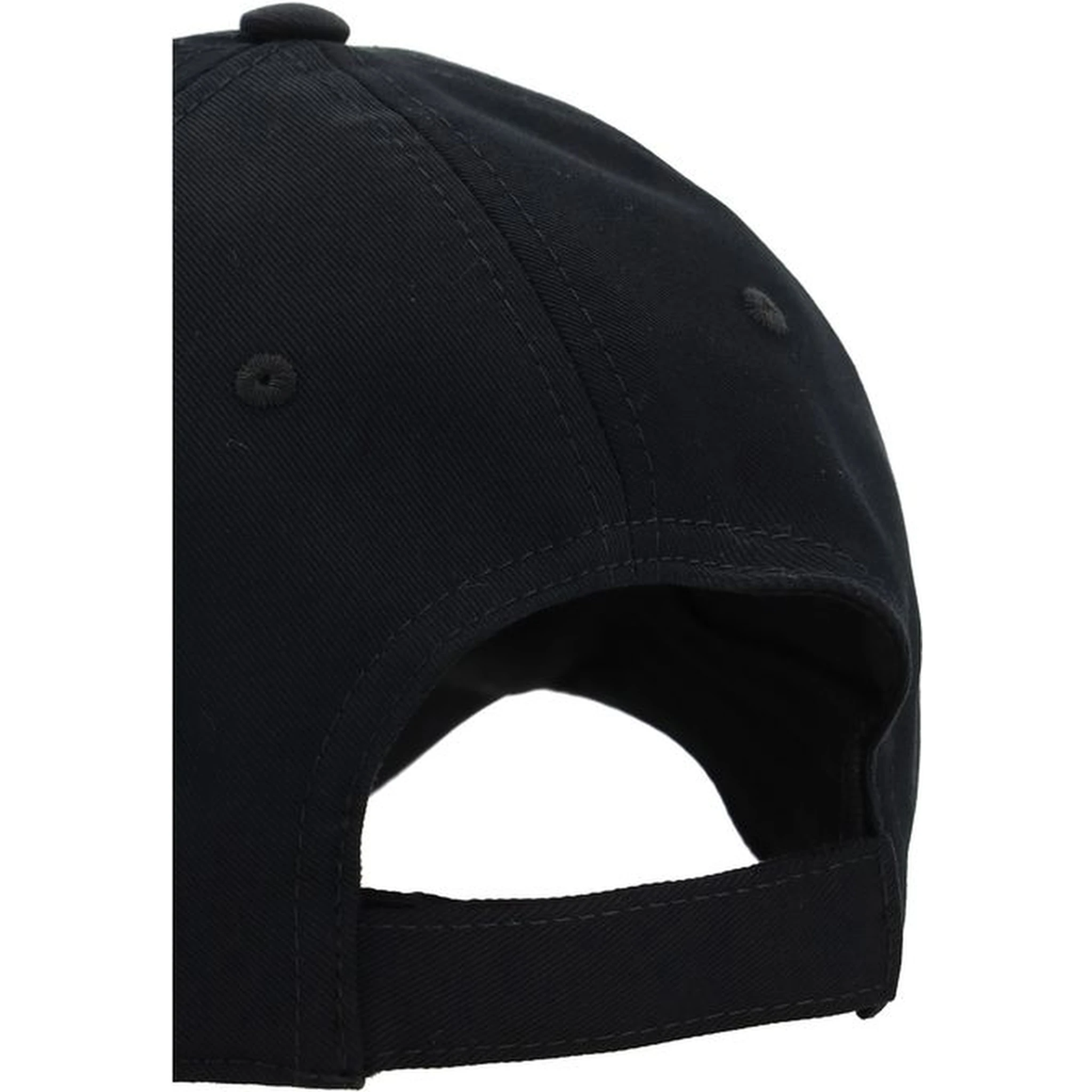 Black Cotton Cap (Baseball Hat)