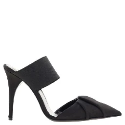 Black Calf Leather Bos Taurus High Heel Pumps