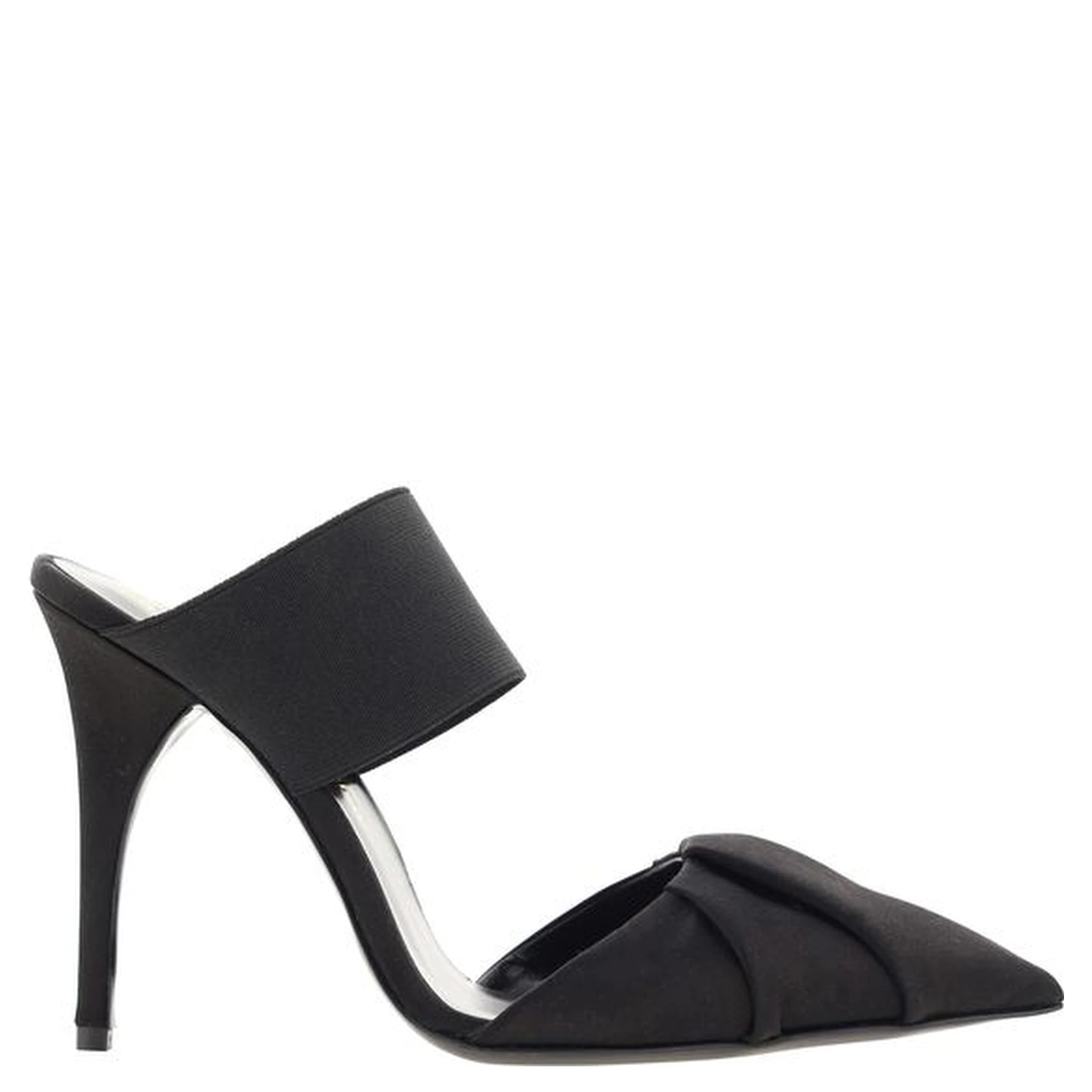 Black Calf Leather Bos Taurus High Heel Pumps