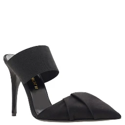 Black Calf Leather Bos Taurus High Heel Pumps