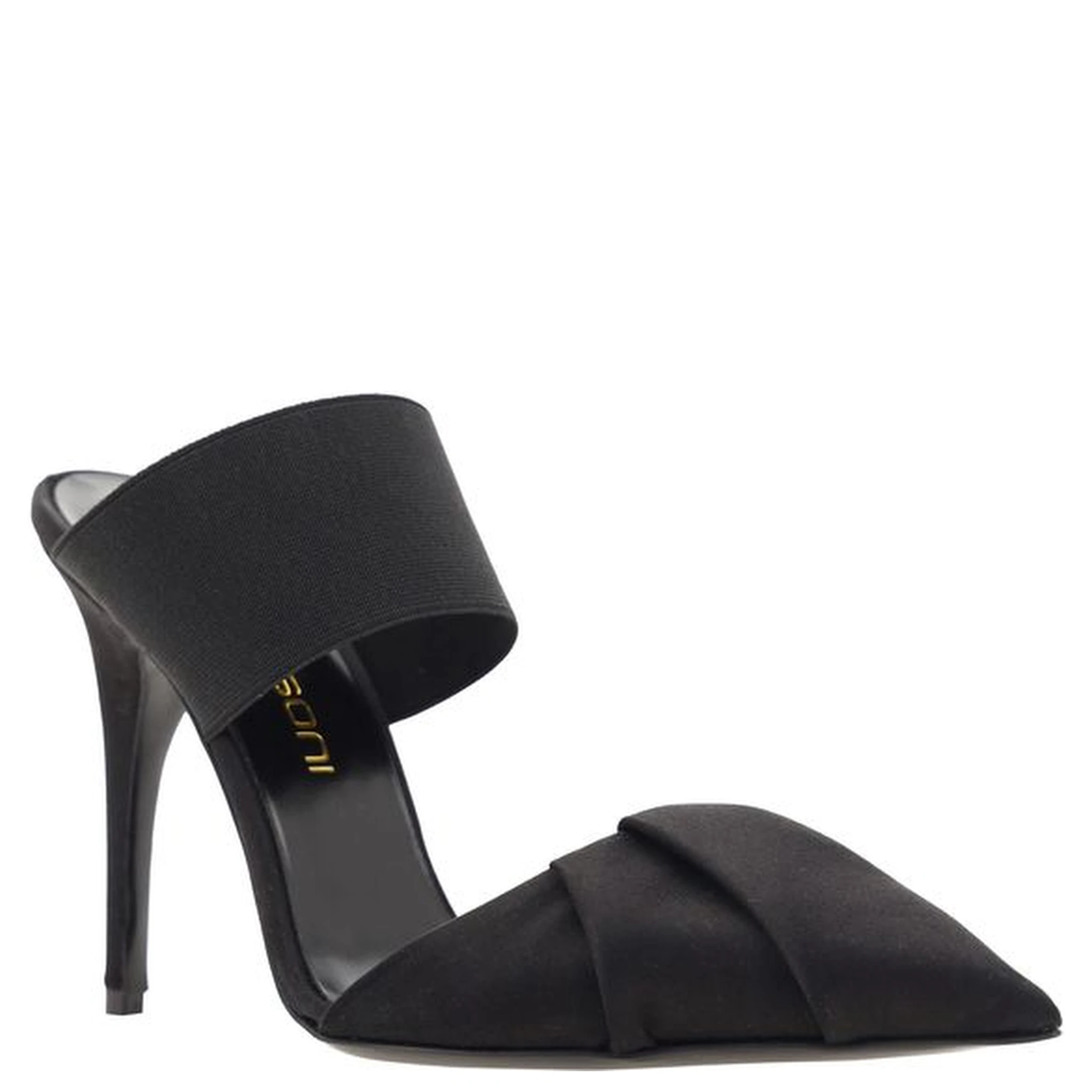 Black Calf Leather Bos Taurus High Heel Pumps