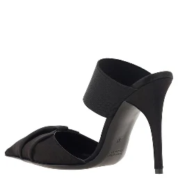 Black Calf Leather Bos Taurus High Heel Pumps