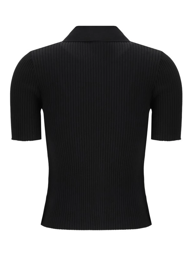 Black Viscose Polo Shirt alternative
