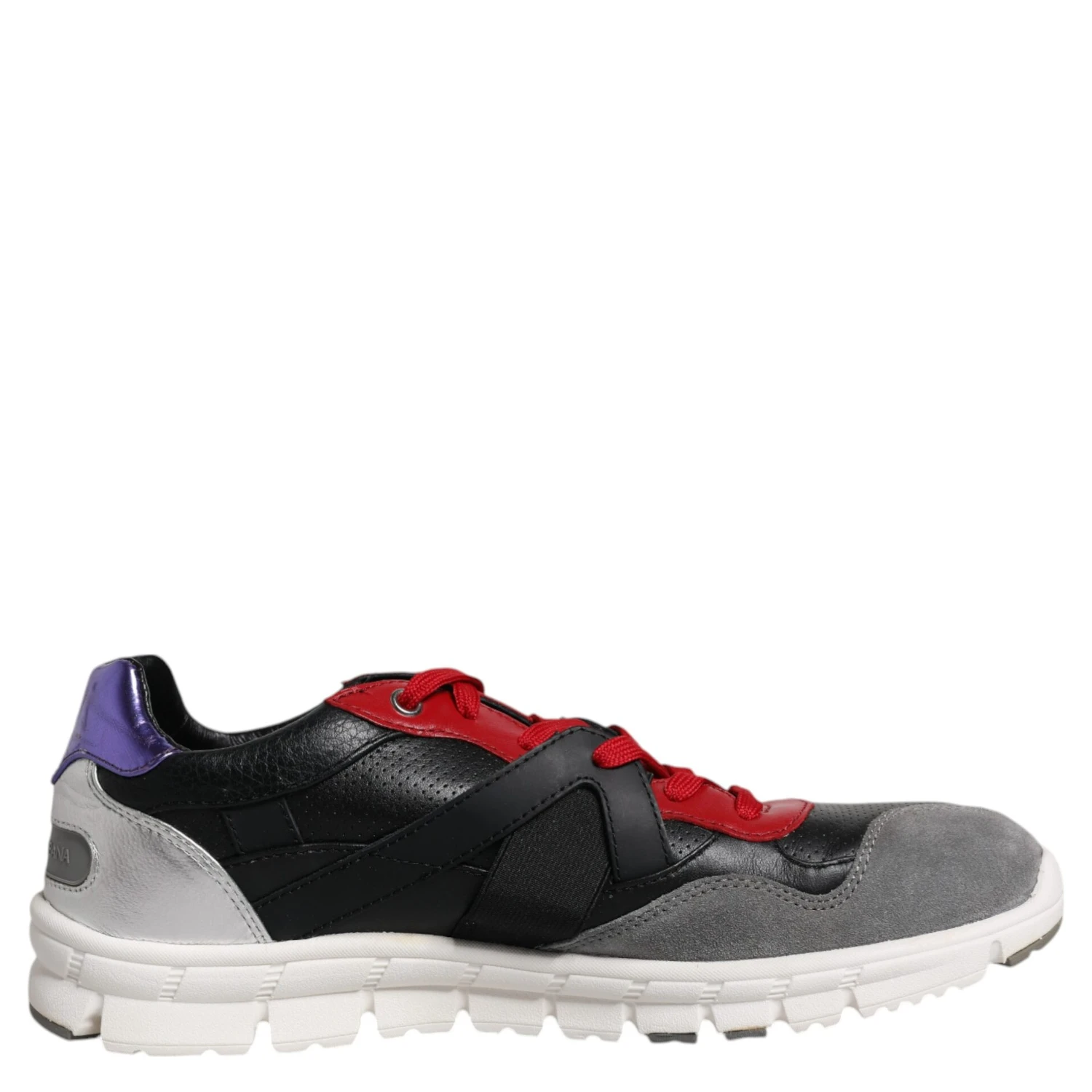 Multicolor Leather Suede Low Top Sneakers Shoes