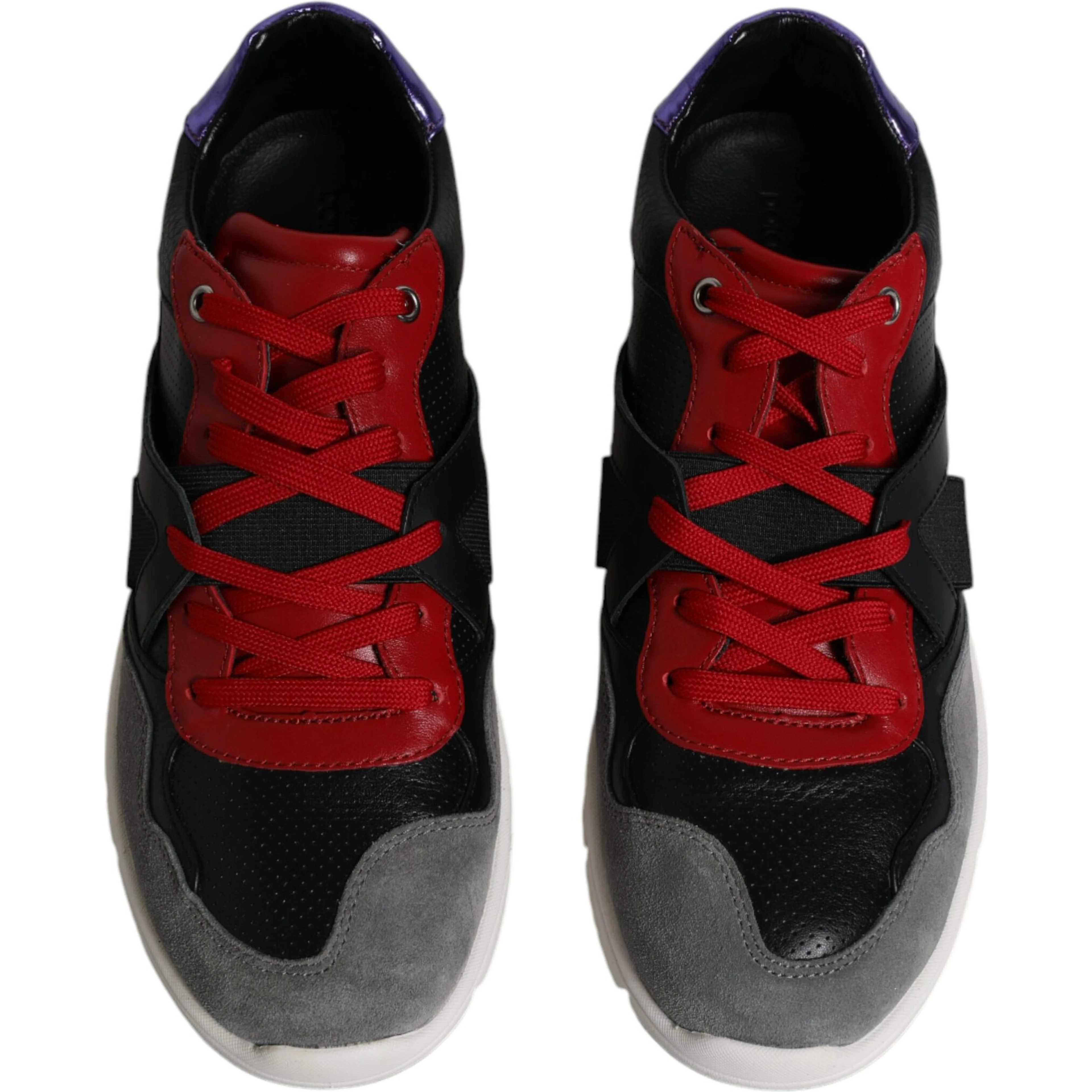 Multicolor Leather Suede Low Top Sneakers Shoes