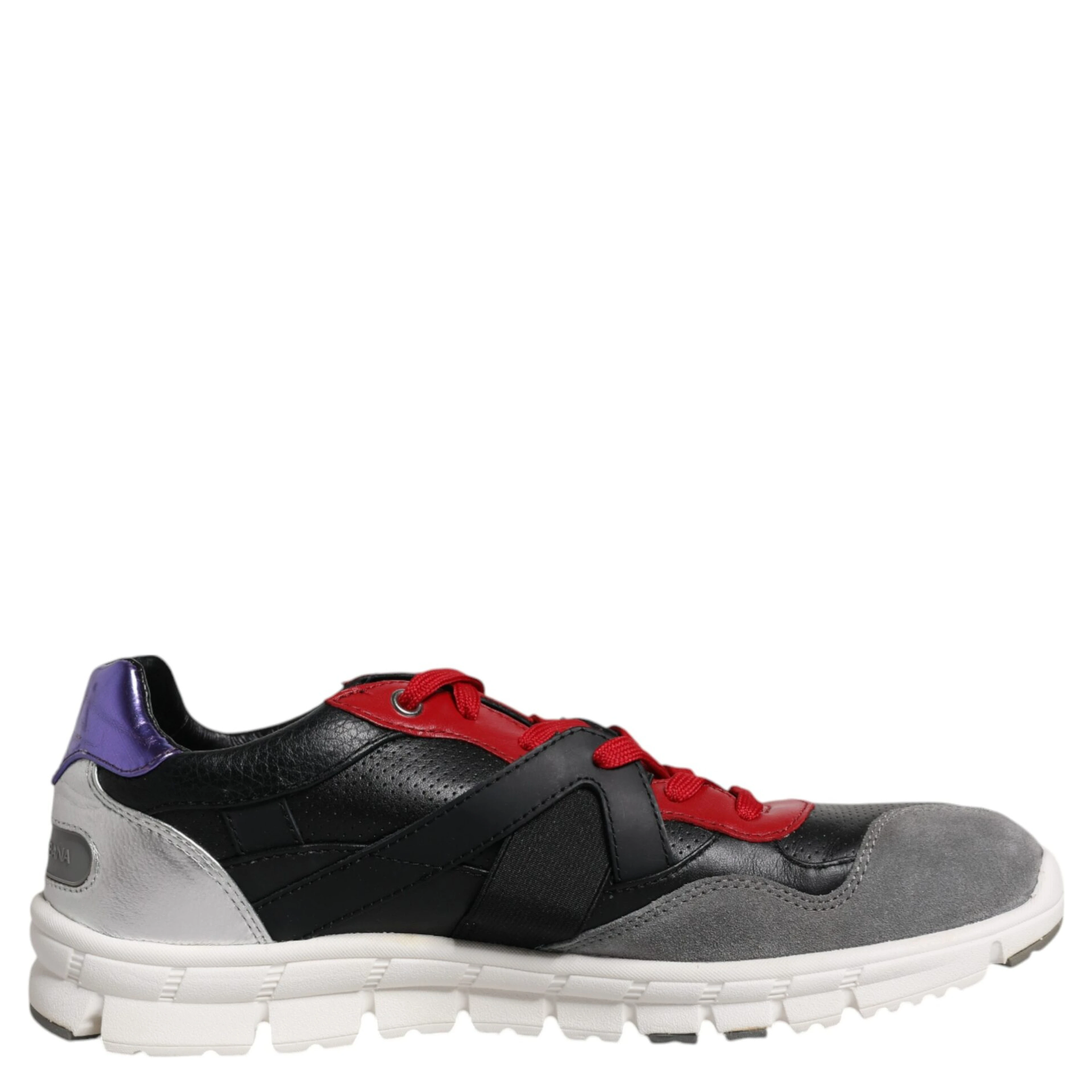 Multicolor Leather Suede Low Top Sneakers Shoes