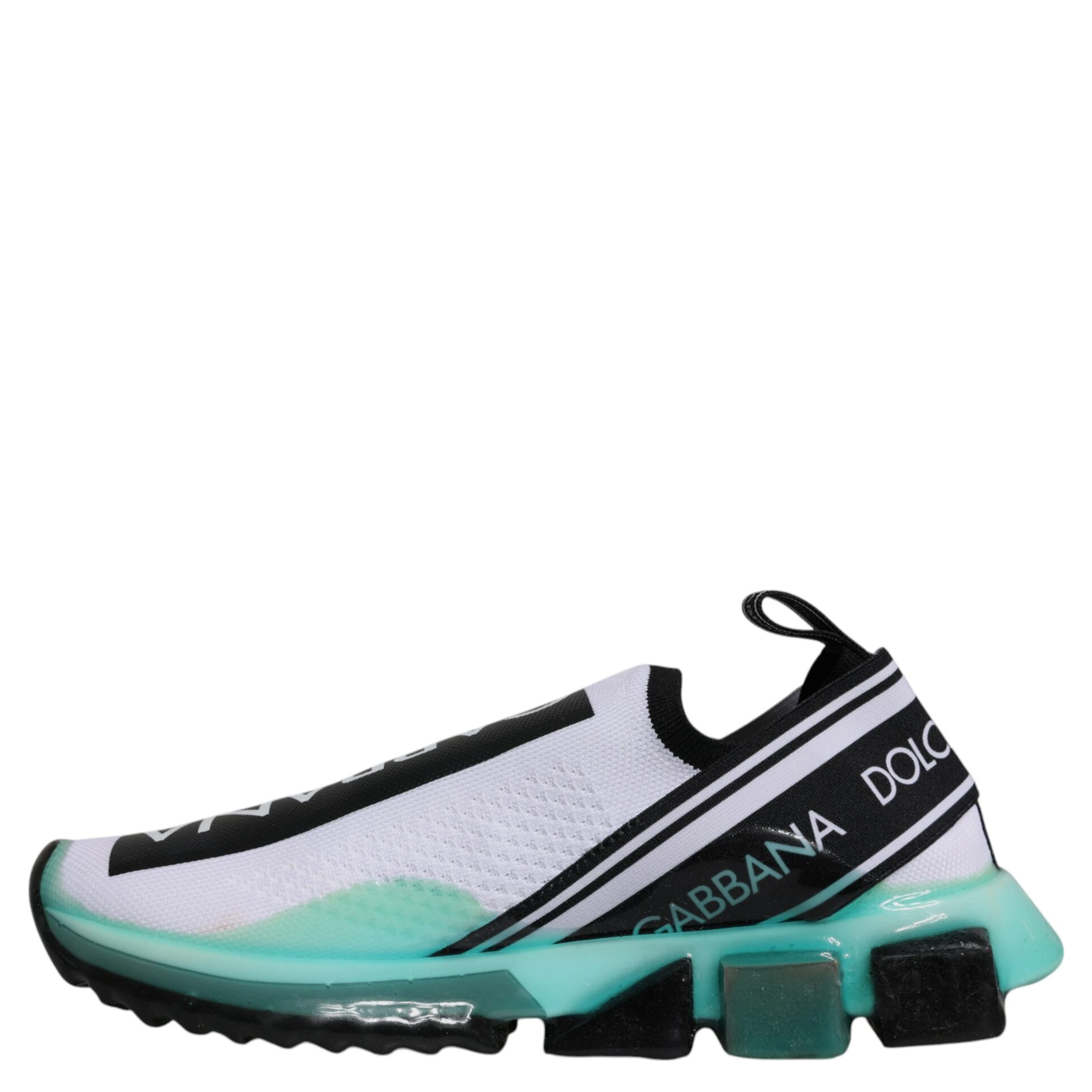 White Blue Sorrento Slip On Sneakers Shoes