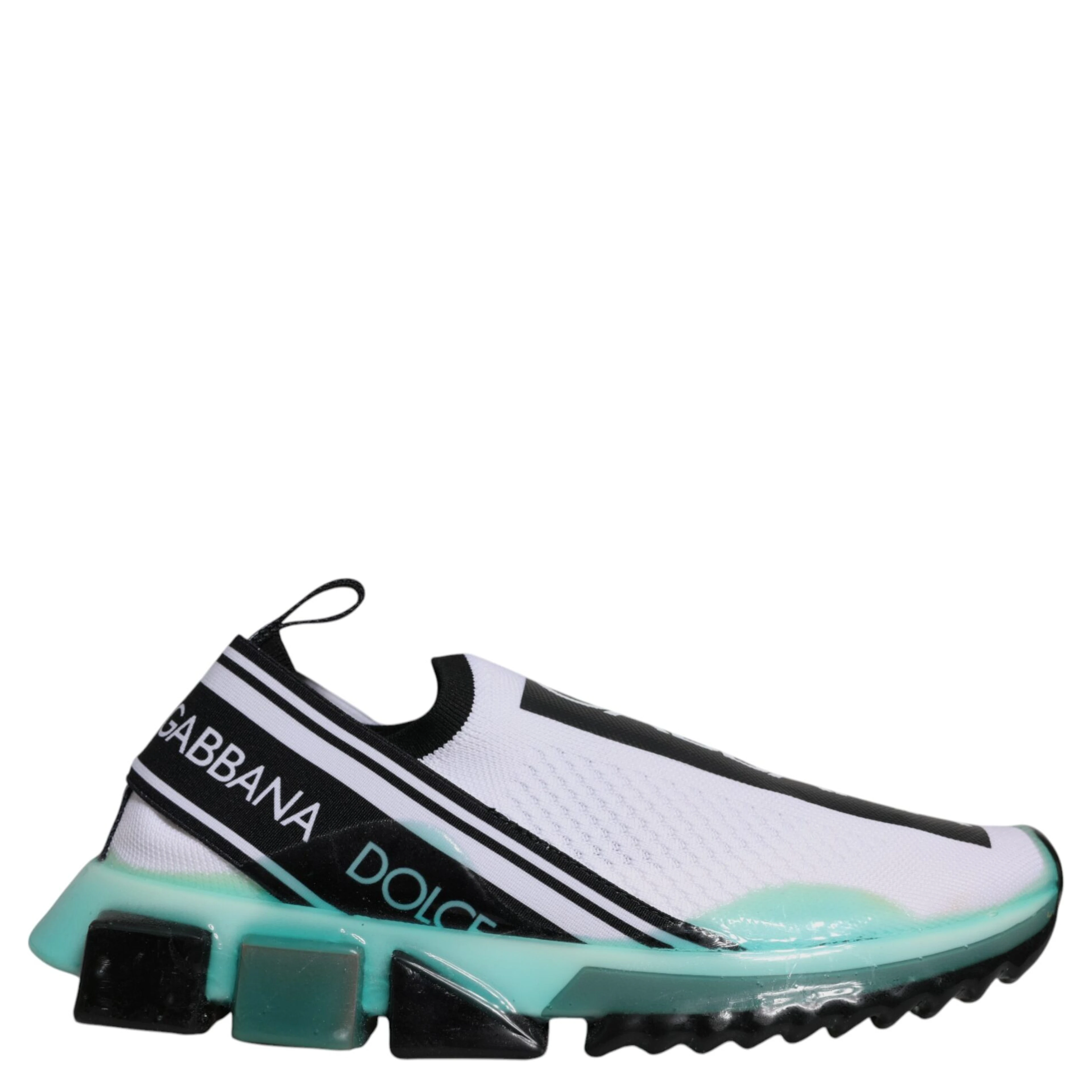 White Blue Sorrento Slip On Sneakers Shoes