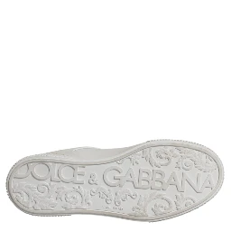 White Miami Leather Low Top Sneakers Shoes