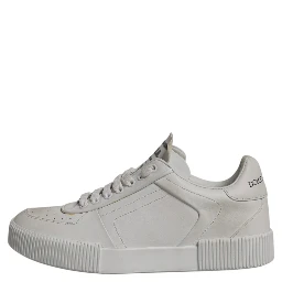 White Miami Leather Low Top Sneakers Shoes