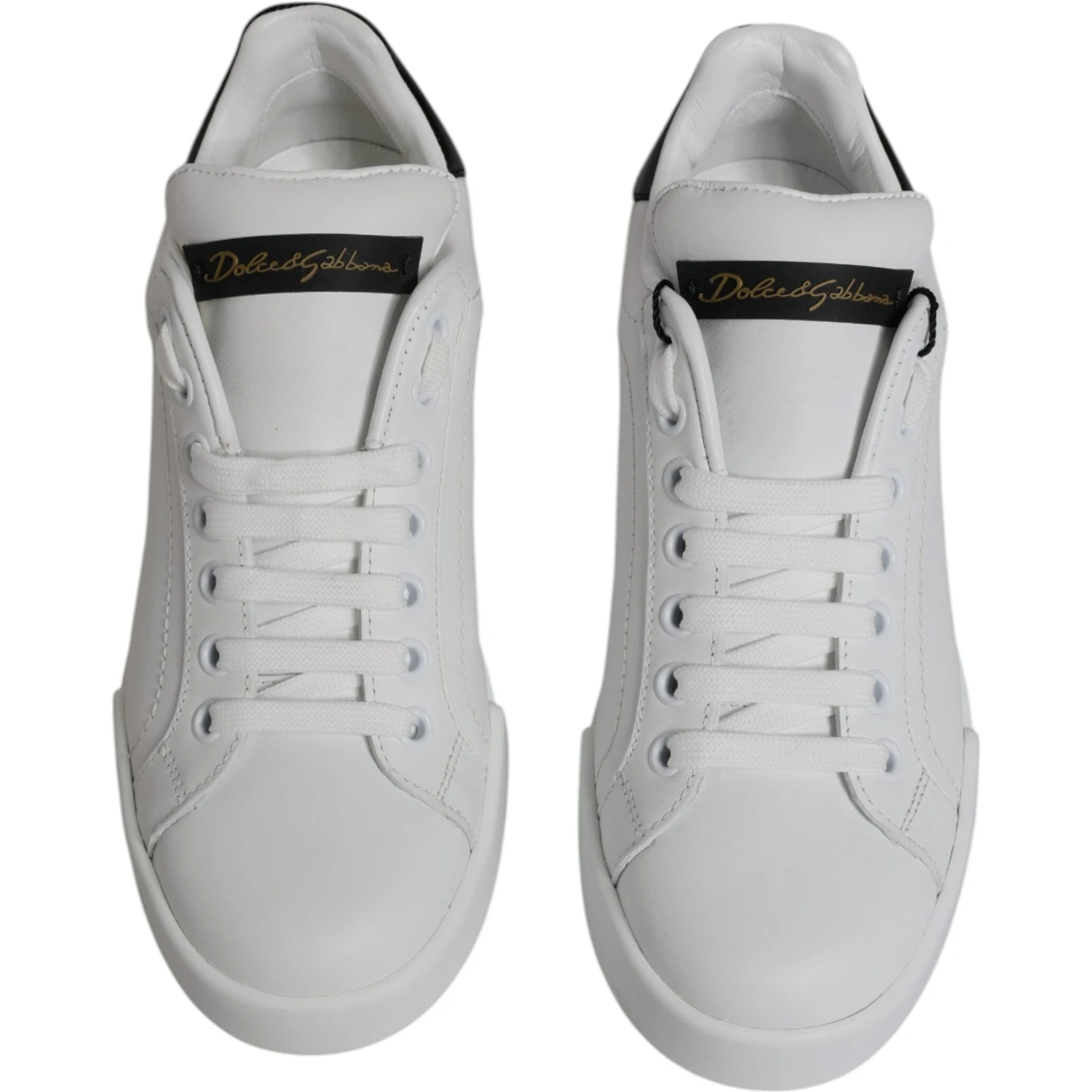 White Leather Classic Low Top Sneakers Shoes