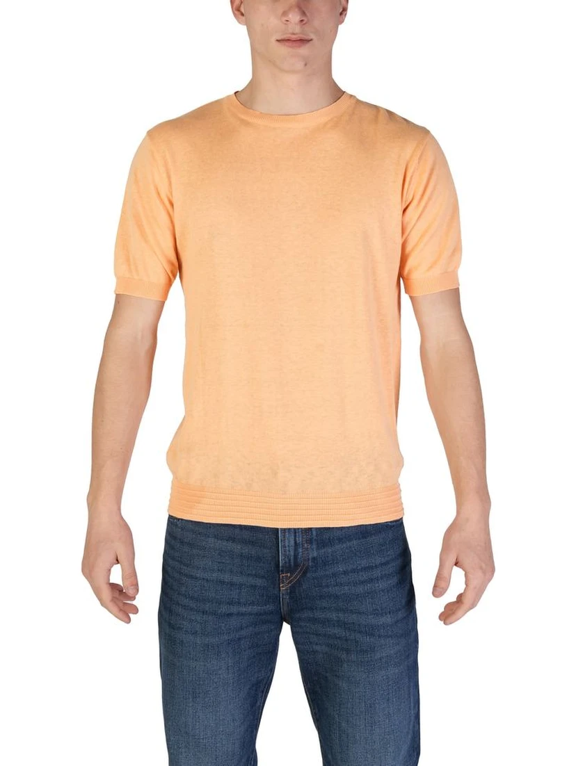 Orange Cotton Sweatshirt