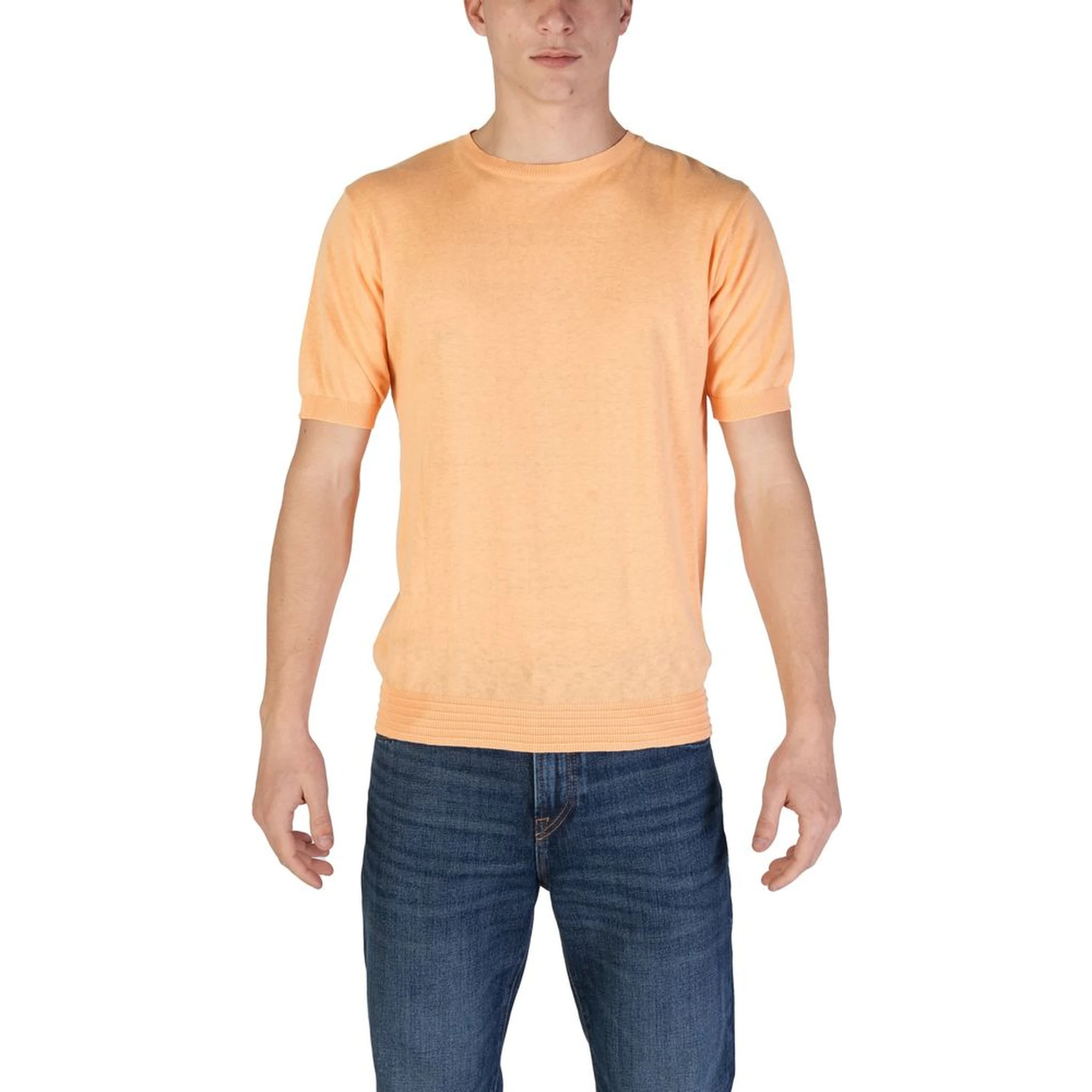 Orange Cotton Sweatshirt