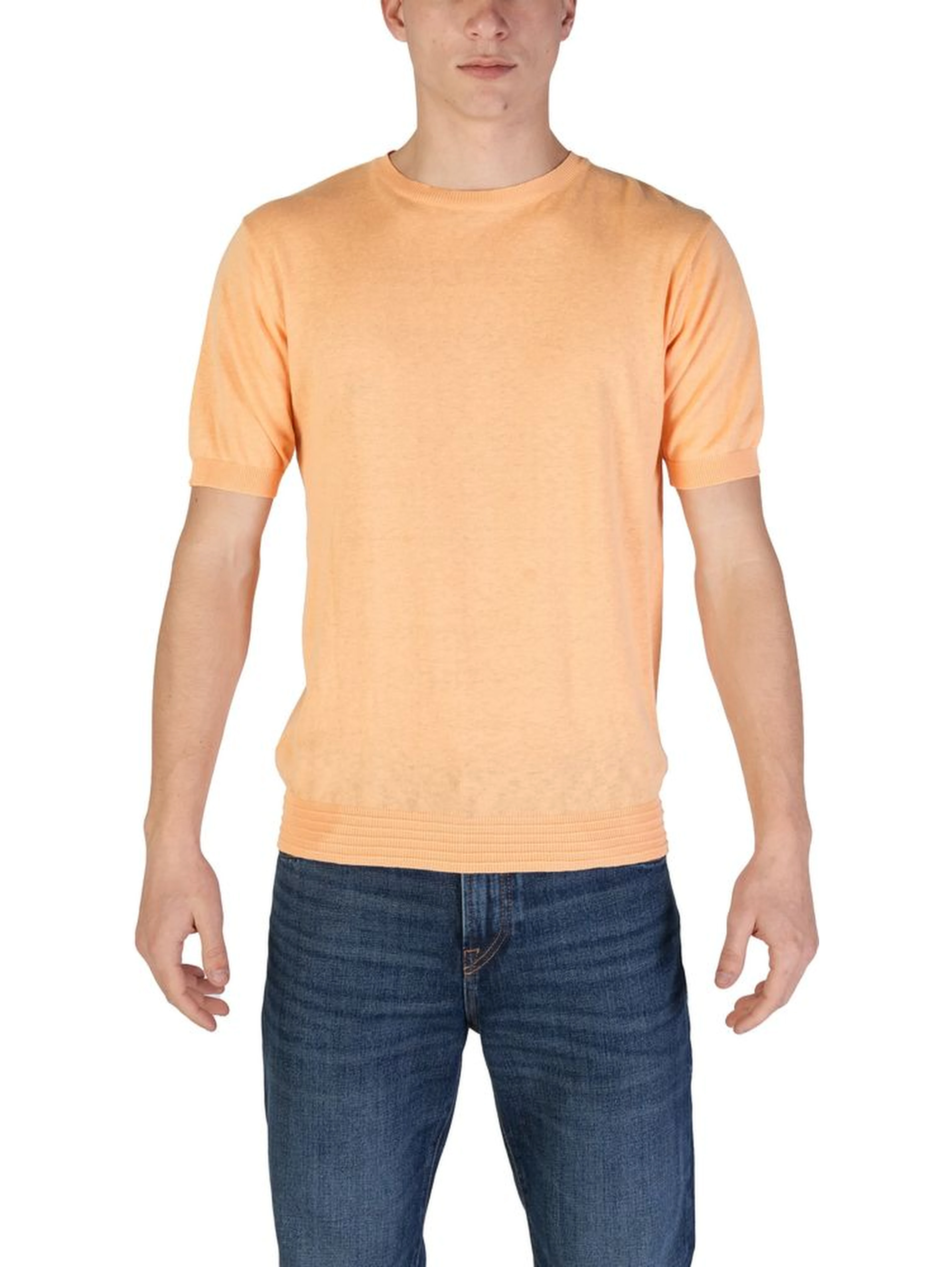 Orange Cotton Sweatshirt