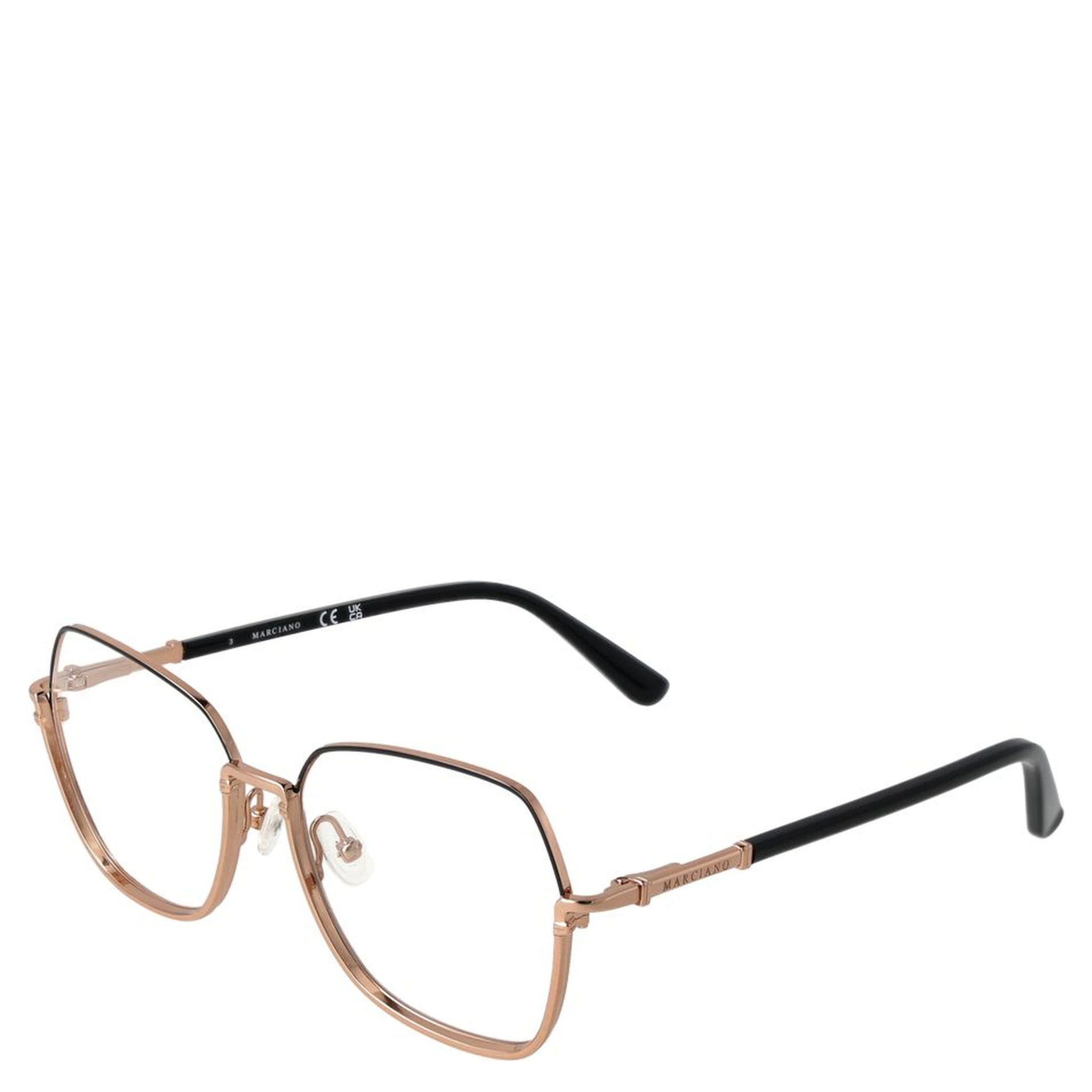 Black Metal Glasses (Frames)