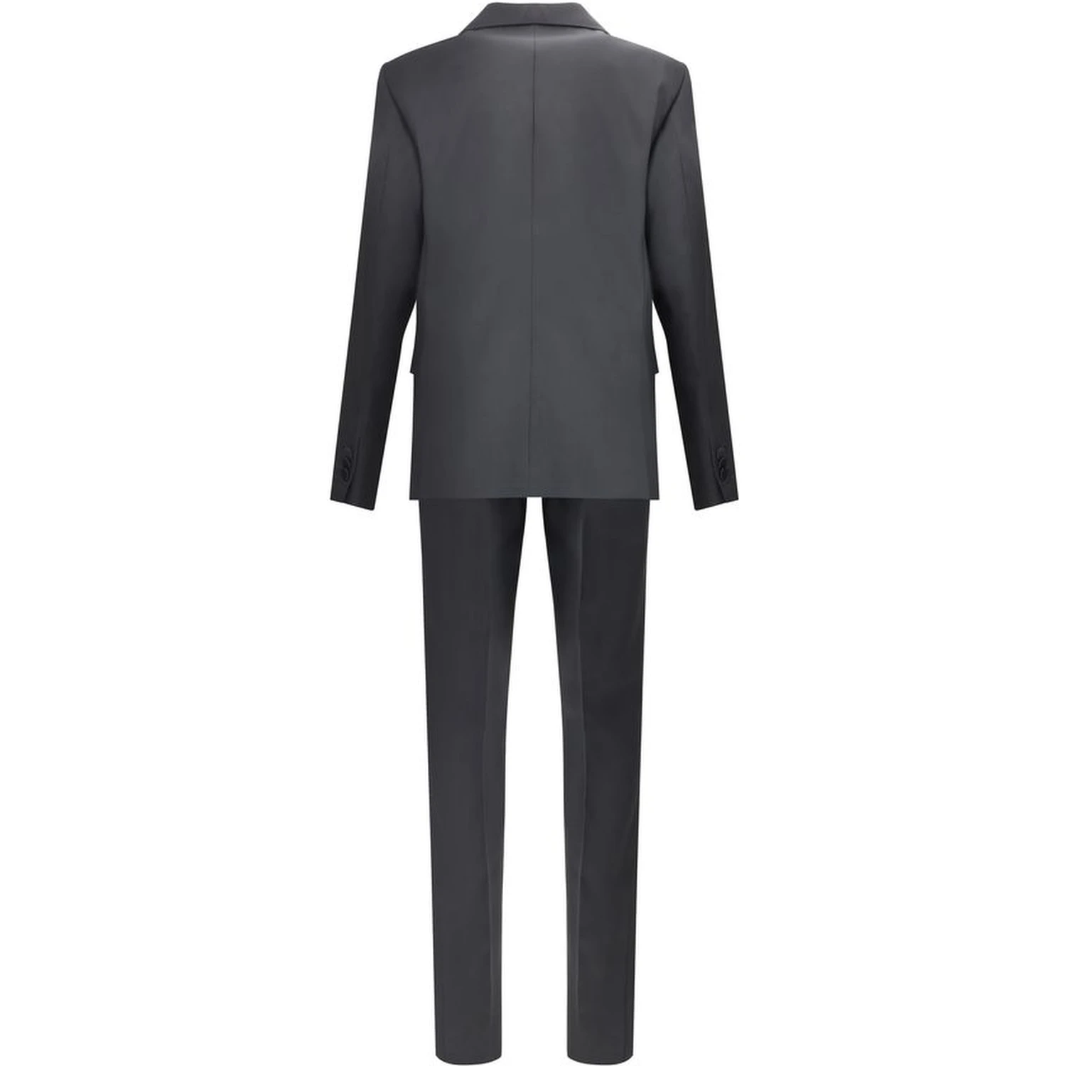 Black Fleece Wool Two-Piece Suit