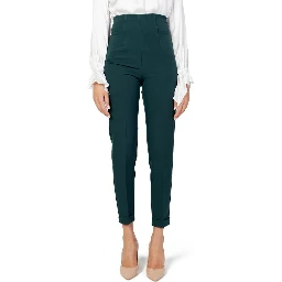 Green Polyester Pants