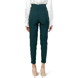 Green Polyester Pants