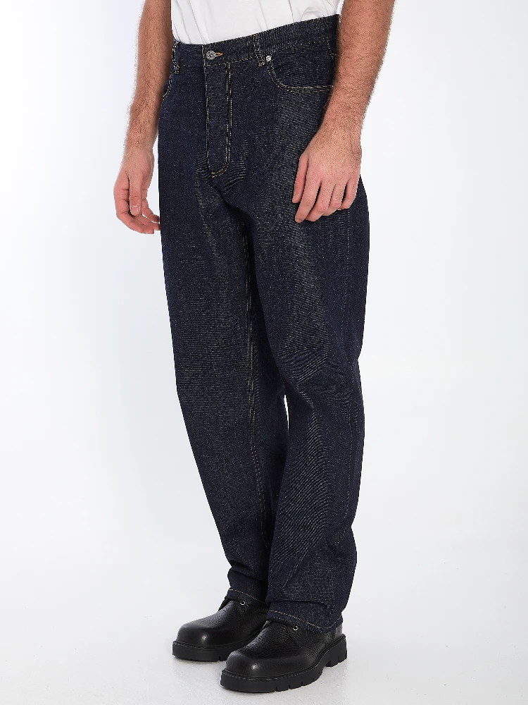 Indigo wide leg jeans alternative