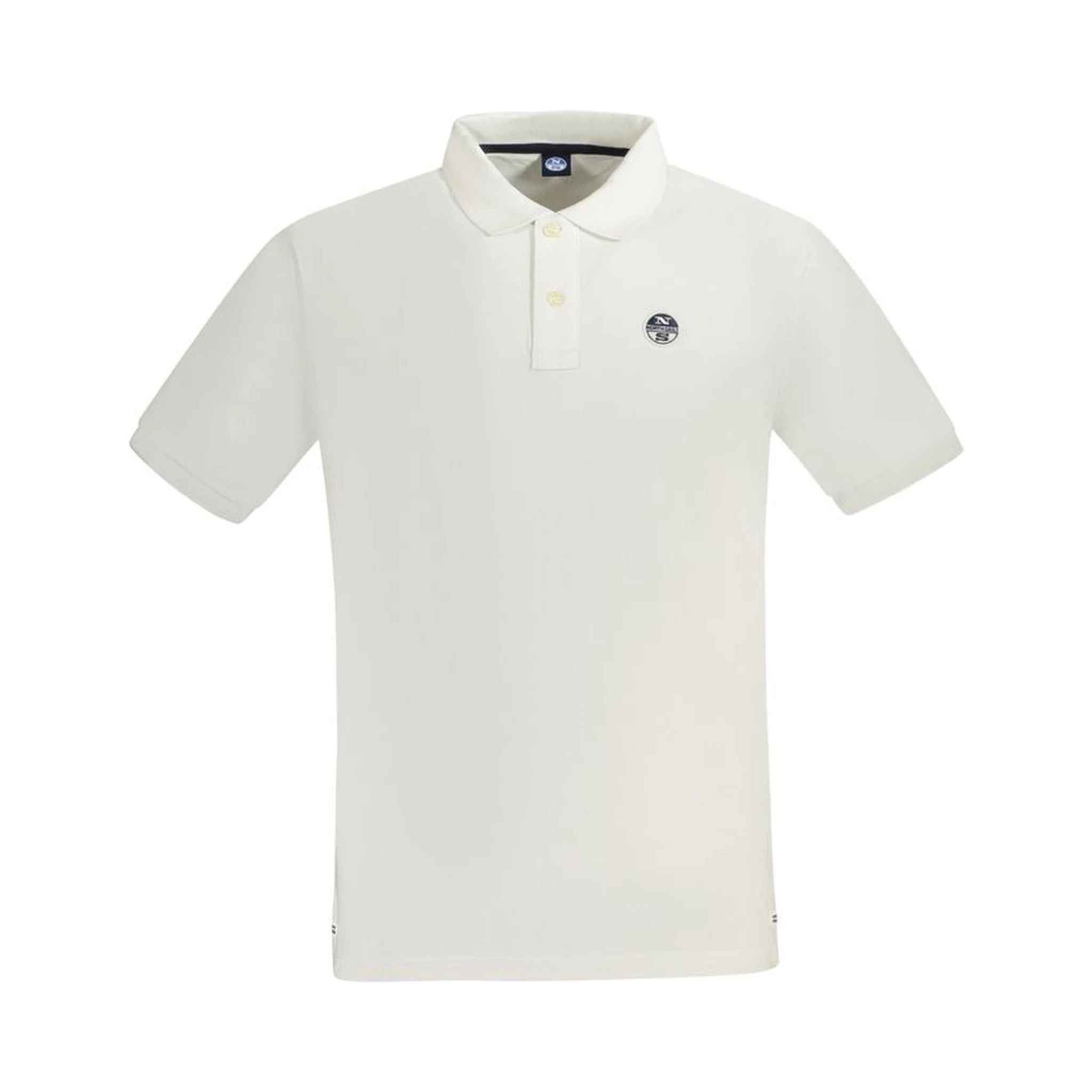White Cotton Polo Shirt