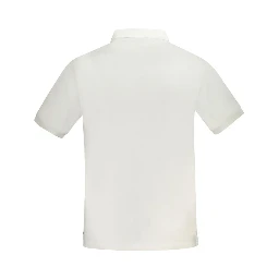 White Cotton Polo Shirt