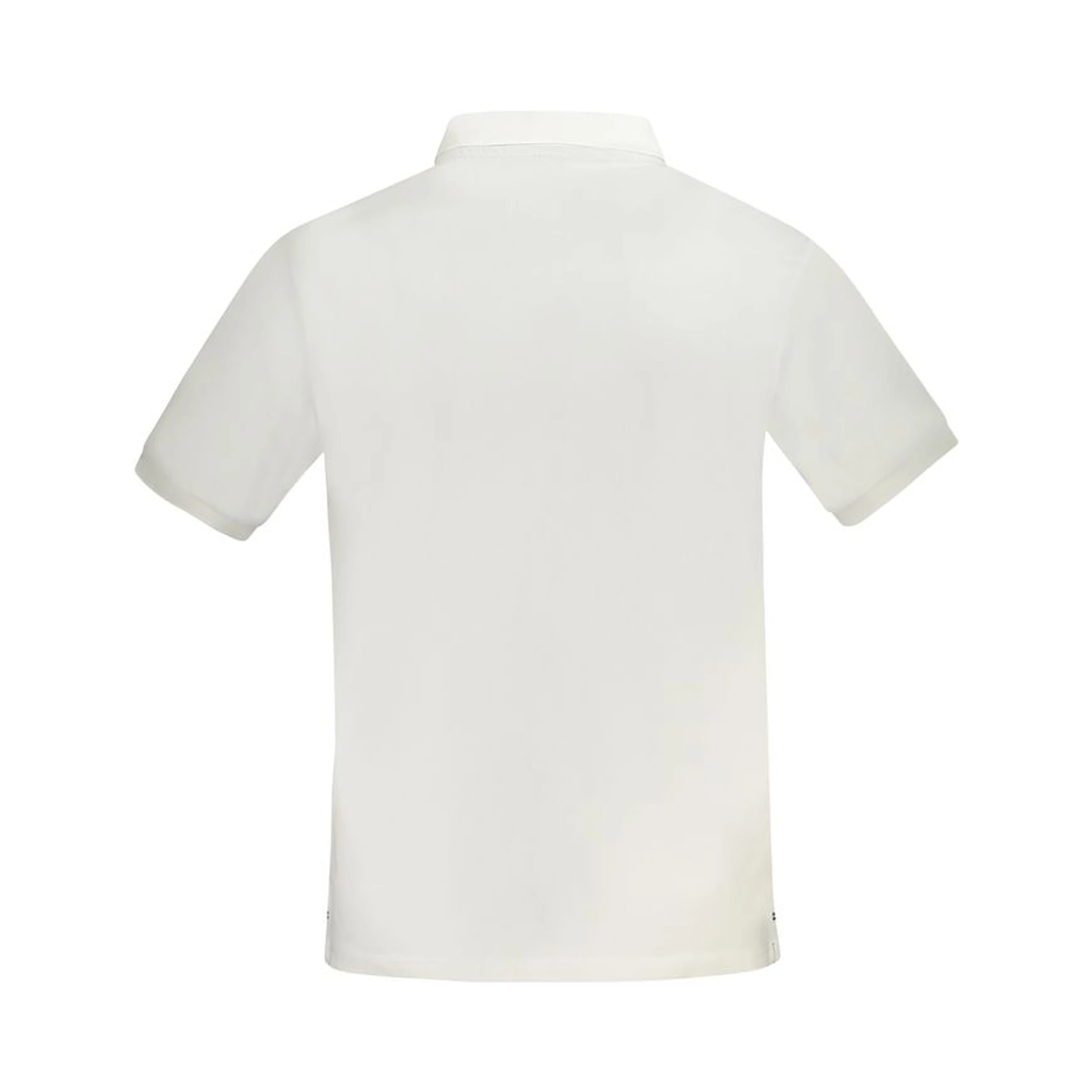 White Cotton Polo Shirt